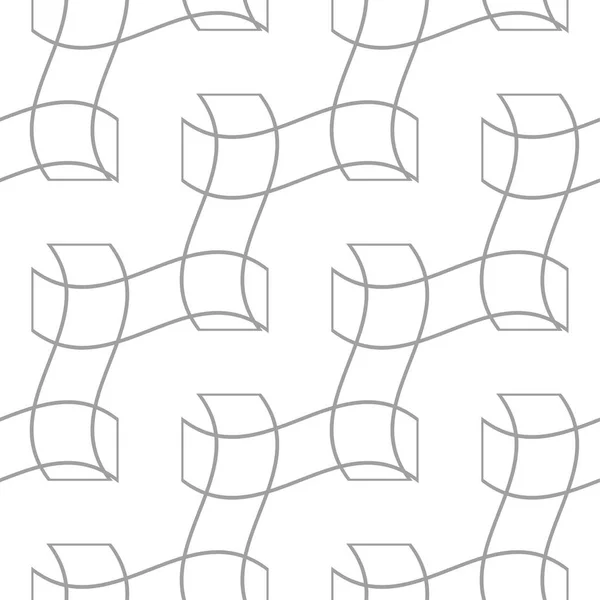 Light Gray Geometric Ornament Seamless Pattern Web Textile Wallpapers — Stock Vector