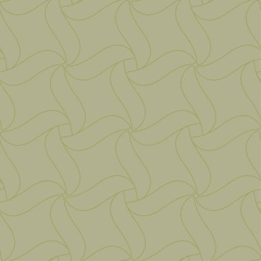 Zeytin yeşili geometrik yazdır. Web, Tekstil ve duvar kağıtları için seamless modeli