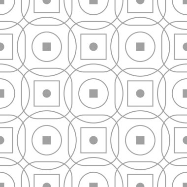 Işık gri geometrik süsleme. Web, Tekstil ve duvar kağıtları için seamless modeli