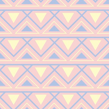 Geometrik sorunsuz pembe. Çok renkli desen duvar kağıtları, Tekstil ve kumaş için