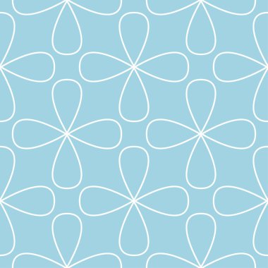 Lacivert ve beyaz geometrik süsleme. Web, Tekstil ve duvar kağıtları için seamless modeli