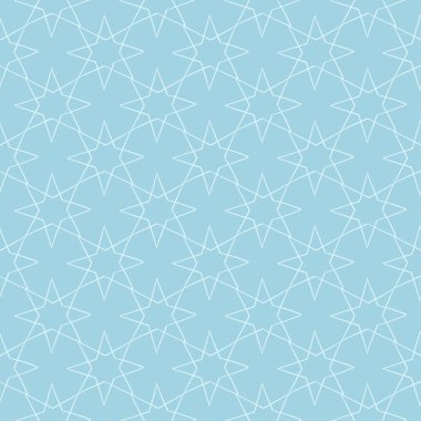 Hafif mavi geometrik süsleme. Web, Tekstil ve duvar kağıtları için seamless modeli