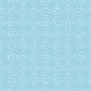 Hafif mavi geometrik seamless modeli web, Tekstil ve duvar kağıtları için