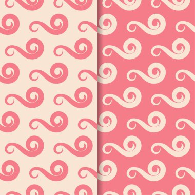 Tekstil, kumaş veya duvar kağıtları için soyut Dikişsiz desen. Pembe arka planlar