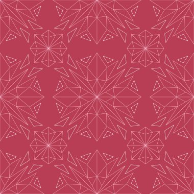 Çiçek seamless modeli. Arka plan duvar kağıtları, Tekstil ve kumaş kırmızı boyalı