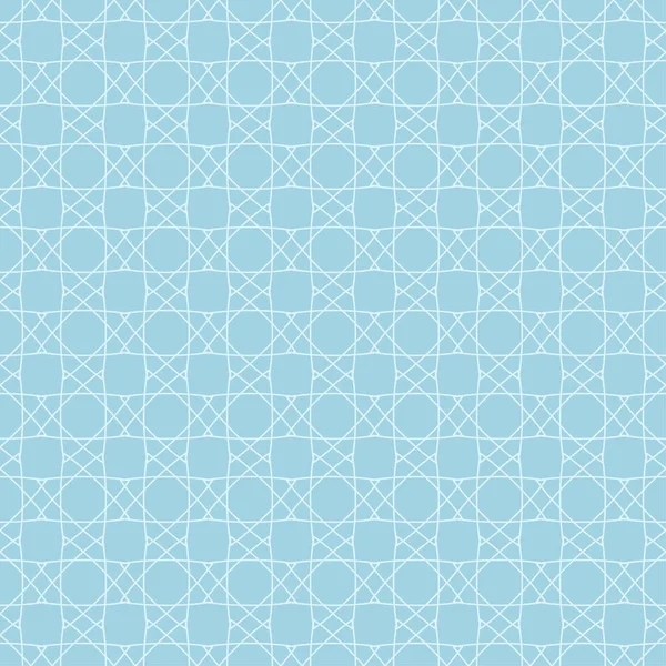 Hafif Mavi Geometrik Süsleme Web Tekstil Duvar Kağıtları Için Seamless — Stok Vektör