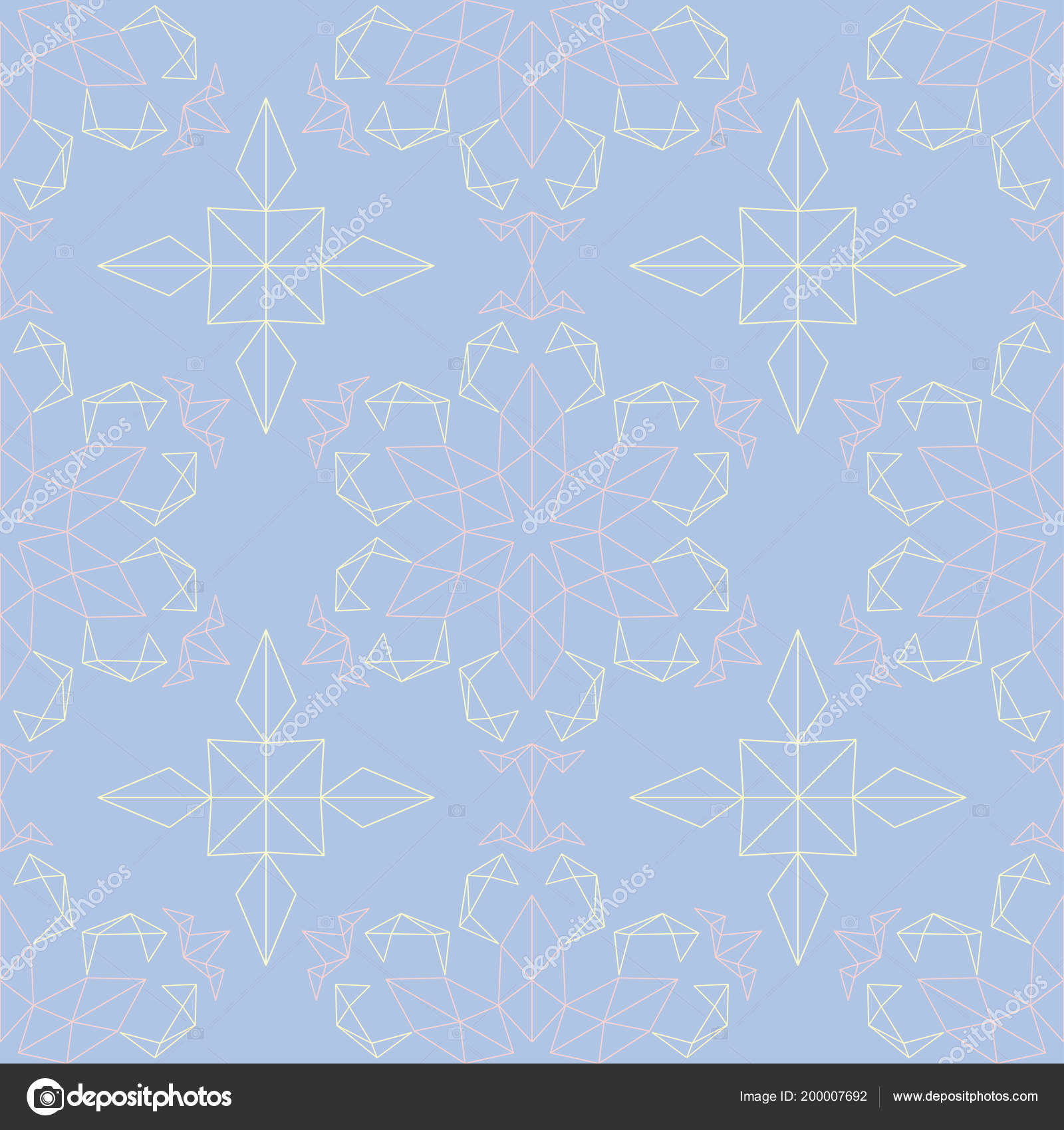 Floral Blue Seamless Pattern Colored Background With Beige And Pink Floral Blue Seamless Pattern Colored Background With Beige And Pink
