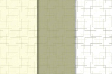 Zeytin yeşili ve beyaz geometrik dikey Dikişsiz desen web, Tekstil ve duvar kağıtları için