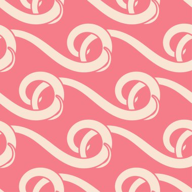 Tekstil, kumaş veya duvar kağıtları için soyut seamless modeli. Pembe bir arka plan