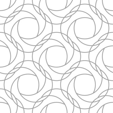 Işık gri geometrik süsleme. Web, Tekstil ve duvar kağıtları için seamless modeli