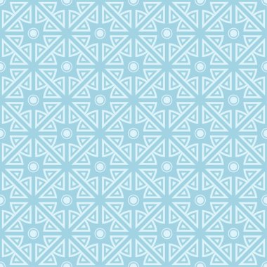 Hafif mavi geometrik seamless modeli web, Tekstil ve duvar kağıtları için