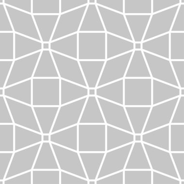 Geometrik süsleme. Işık gri seamless modeli web, Tekstil ve duvar kağıtları için