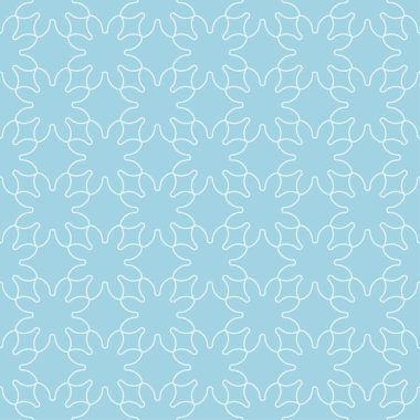 Geometrik süsleme. Hafif mavi seamless modeli web, Tekstil ve duvar kağıtları için