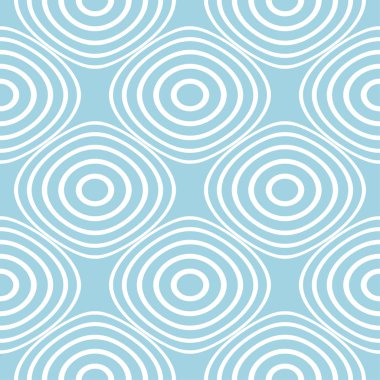 Lacivert ve beyaz geometrik süsleme. Web, Tekstil ve duvar kağıtları için seamless modeli