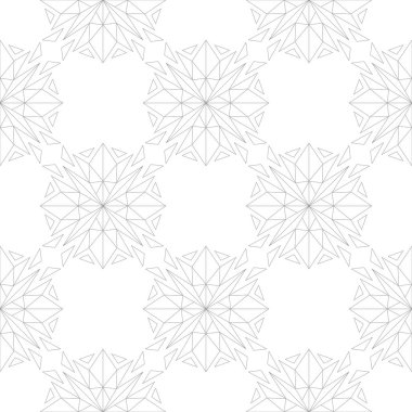 Beyaz gri çiçek desenli. Sorunsuz arka plan