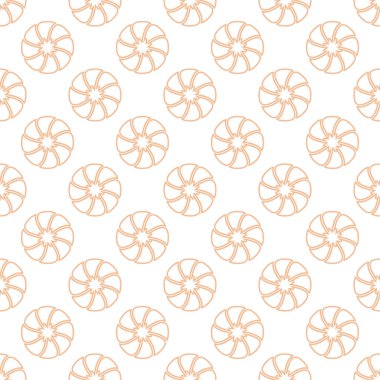 Çiçek seamless modeli. Turuncu arka plan duvar kağıtları ve Tekstil için çiçek öğeleri ile