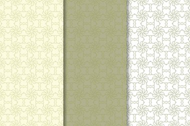 Zeytin yeşili ve beyaz geometrik dikey Dikişsiz desen web, Tekstil ve duvar kağıtları için