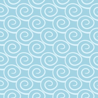 Hafif mavi geometrik süsleme. Web, Tekstil ve duvar kağıtları için seamless modeli