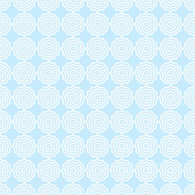 Geometrik mavi ve beyaz soyut seamless modeli. Arka plan için duvar kağıdı, tekstil