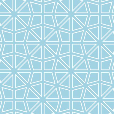 Lacivert geometrik süsleme. Web, Tekstil ve duvar kağıtları için seamless modeli