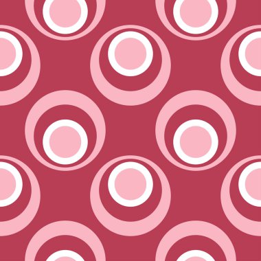 Geometrik arka plan. Kırmızı ve bej Dikişsiz desen duvar kağıtları, Tekstil ve kumaş için