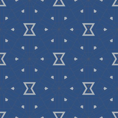 Kesintisiz mavi arka plan. Geometrik desenli duvar kağıtları, Tekstil ve kumaş için