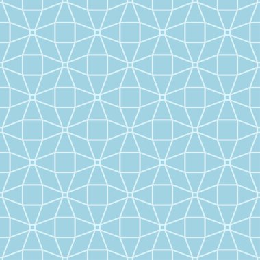 Geometrik süsleme. Hafif mavi seamless modeli web, Tekstil ve duvar kağıtları için