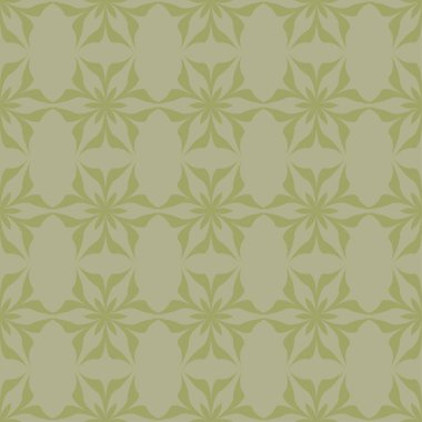 Zeytin yeşili çiçek süs tasarım. Tekstil ve duvar kağıtları için seamless modeli