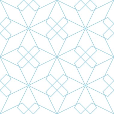 Beyaz ve lacivert geometrik süsleme. Web, Tekstil ve duvar kağıtları için seamless modeli