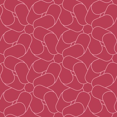 Kırmızı ve soluk pembe geometrik seamless modeli web, Tekstil ve duvar kağıtları için