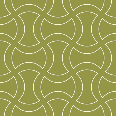Zeytin yeşili geometrik süsleme. Web, Tekstil ve duvar kağıtları için seamless modeli
