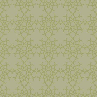 Zeytin yeşili çiçek süsleme. Tekstil ve duvar kağıtları için seamless modeli