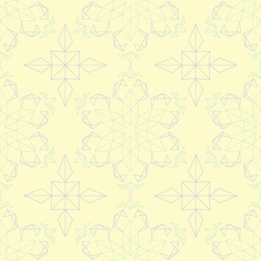 Bej renkli çiçek seamless modeli. Arka plan duvar kağıtları, Tekstil ve kumaş için mavi ve yeşil ışık çiçek öğeleri ile