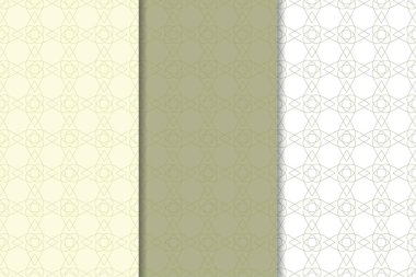 Zeytin yeşili ve beyaz geometrik dikey Dikişsiz desen web, Tekstil ve duvar kağıtları için