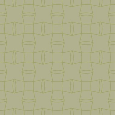 Zeytin yeşili geometrik süsleme. Web, Tekstil ve duvar kağıtları için seamless modeli