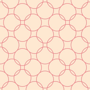 Kırmızı ve bej geometrik seamless modeli web, Tekstil ve duvar kağıtları için