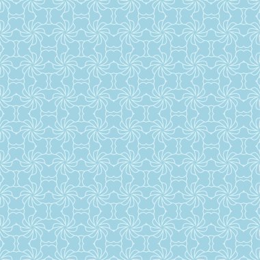 Hafif mavi geometrik seamless modeli web, Tekstil ve duvar kağıtları için