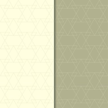 Zeytin yeşili kesintisiz geometrik desenler web, Tekstil ve duvar kağıtları için ayarla
