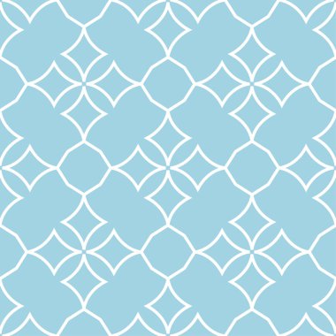 Lacivert ve beyaz geometrik süsleme. Web, Tekstil ve duvar kağıtları için seamless modeli