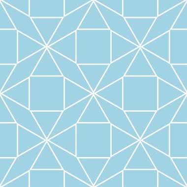 Lacivert ve beyaz geometrik seamless modeli web, Tekstil ve duvar kağıtları için