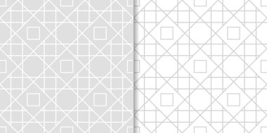 Web, Tekstil ve duvar kağıtları için ışık gri geometrik Dikişsiz desen