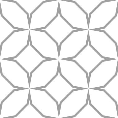 Işık gri geometrik süsleme. Web, Tekstil ve duvar kağıtları için seamless modeli