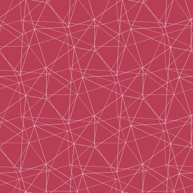 Geometrik seamless modeli. Duvar kağıtları, Tekstil ve kumaş için soluk kırmızı ve bej arka plan