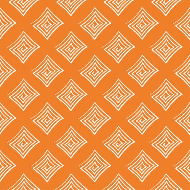 Turuncu geometrik tasarım. Web, Tekstil ve duvar kağıtları için seamless modeli