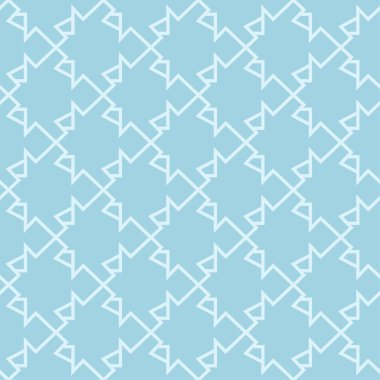 Hafif mavi geometrik tasarım. Web, Tekstil ve duvar kağıtları için seamless modeli