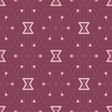 Geometrik mor kırmızı Dikişsiz desen duvar kağıtları, Tekstil ve kumaş için