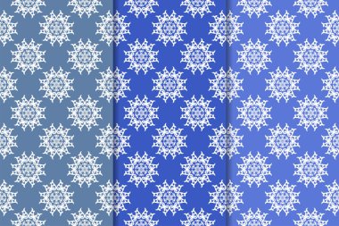 Çiçek süsler kümesi. Mavi dikey Dikişsiz desen. Duvar kağıdı arka plan