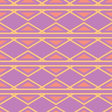 Geometric seamless pattern. Bright colored violet background/