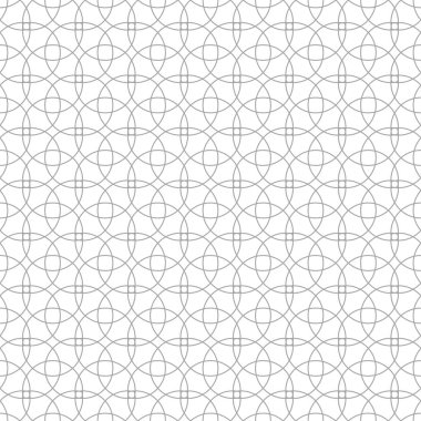 Beyaz arka planda gri geometrik süsleme. Web, Tekstil ve duvar kağıtları için seamless modeli