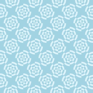 Hafif mavi geometrik süsleme. Web, Tekstil ve duvar kağıtları için seamless modeli